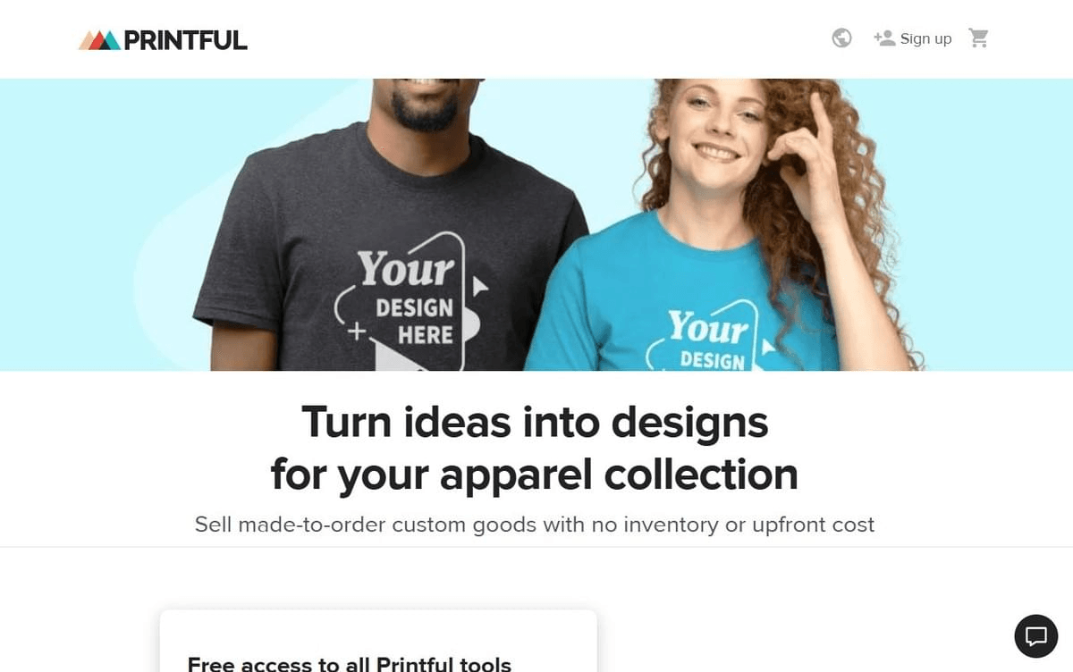 Printful : Intégration transparente pour les créateurs