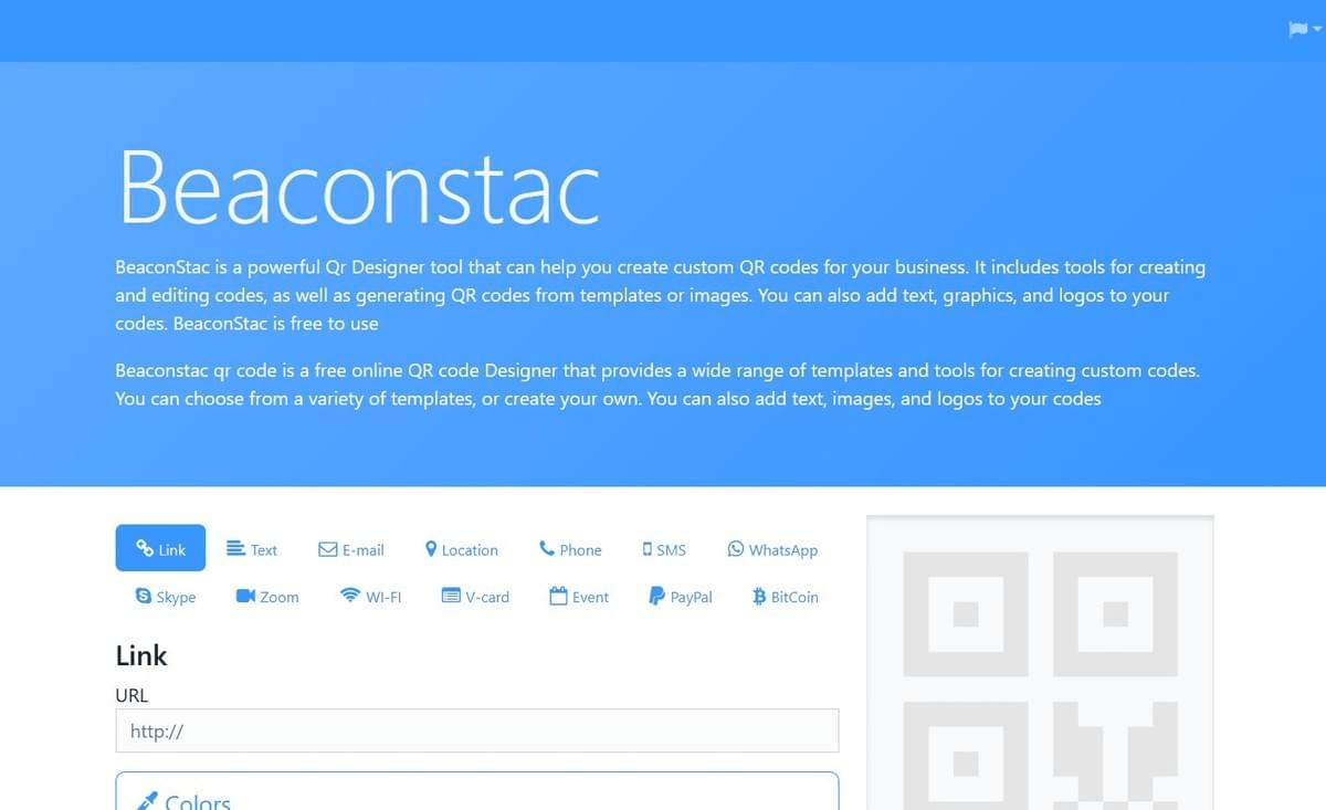 Générateur de Code QR Beaconstac