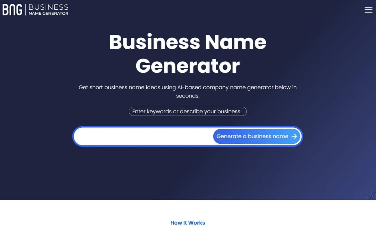 Générateur de noms d'entreprises
