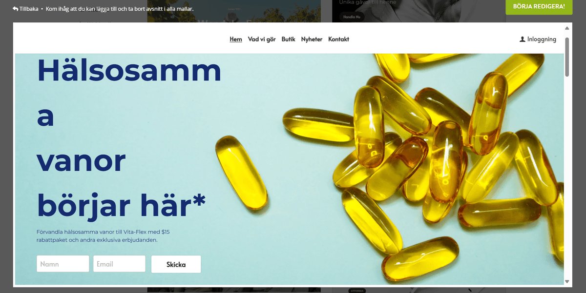 Fängslande visuella element