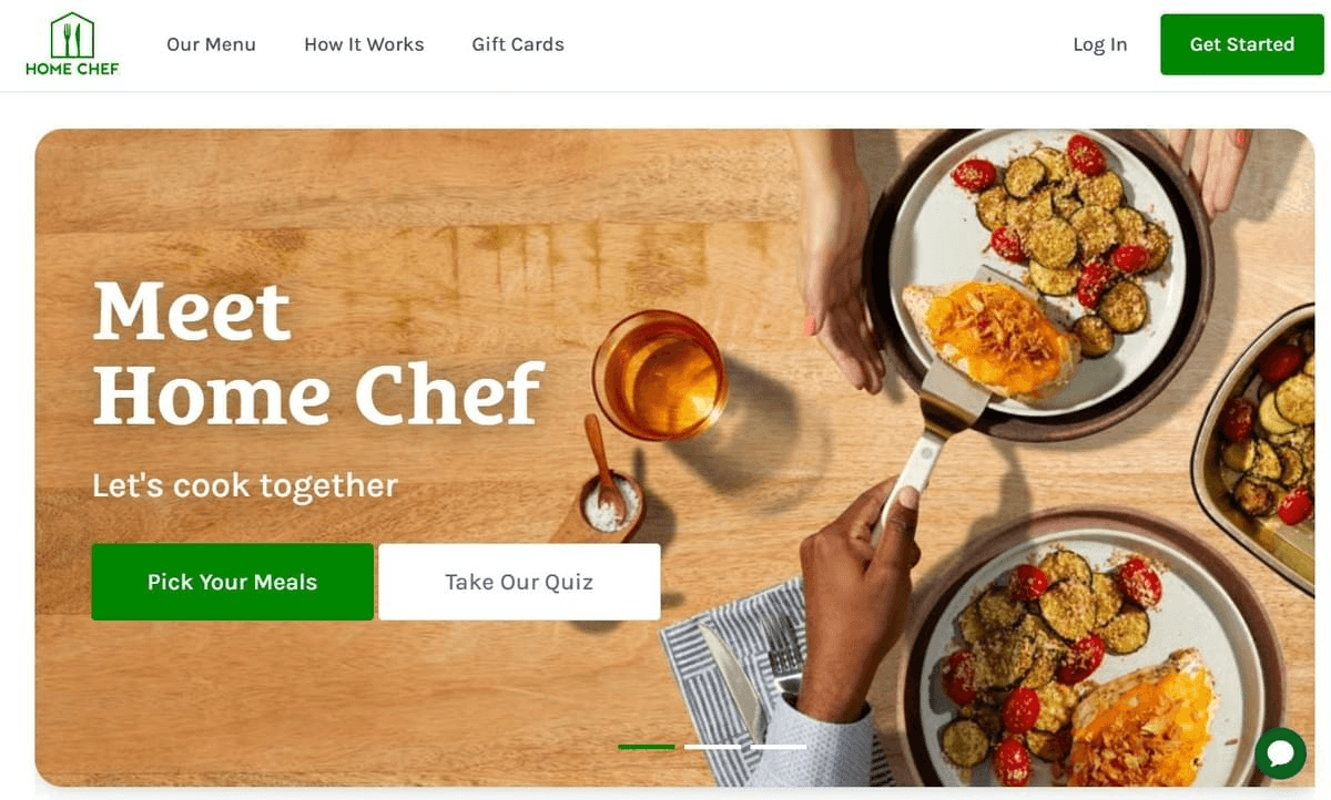 Home Chef : Expériences culinaires personnalisées