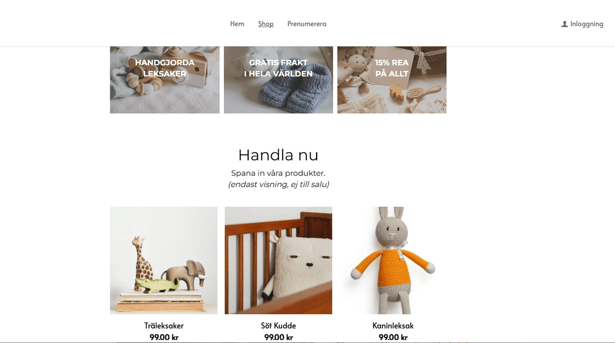 Utforma din loppis-layout