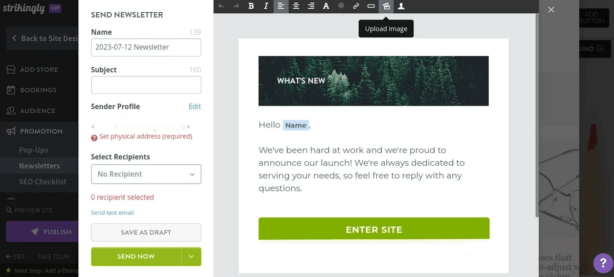 Tích hợp tiếp thị qua email