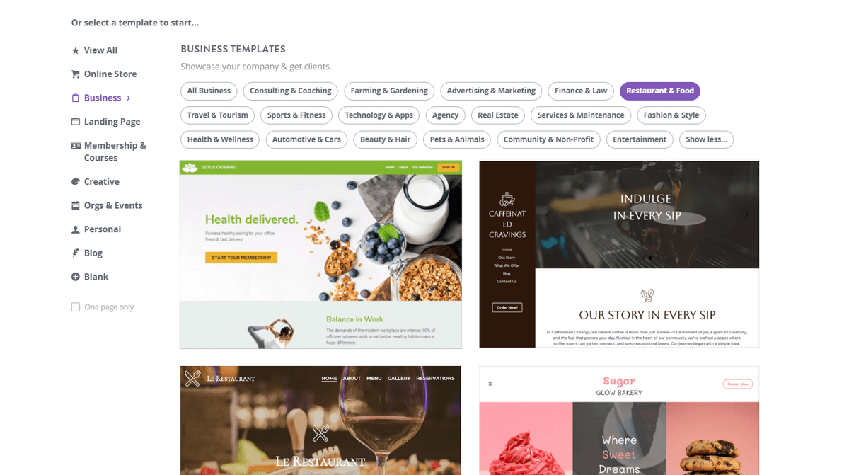 Strikingly för E-handel