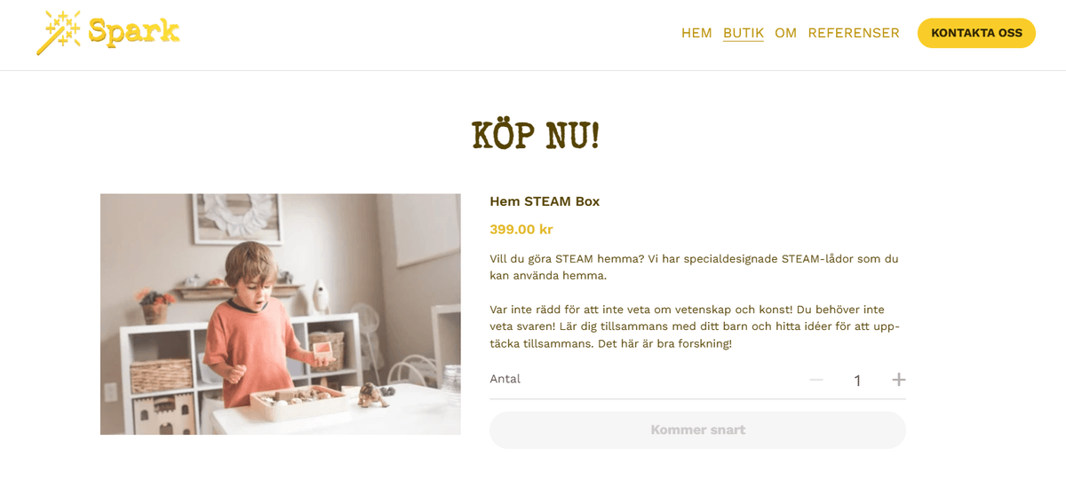 Förbättra Produktsidor