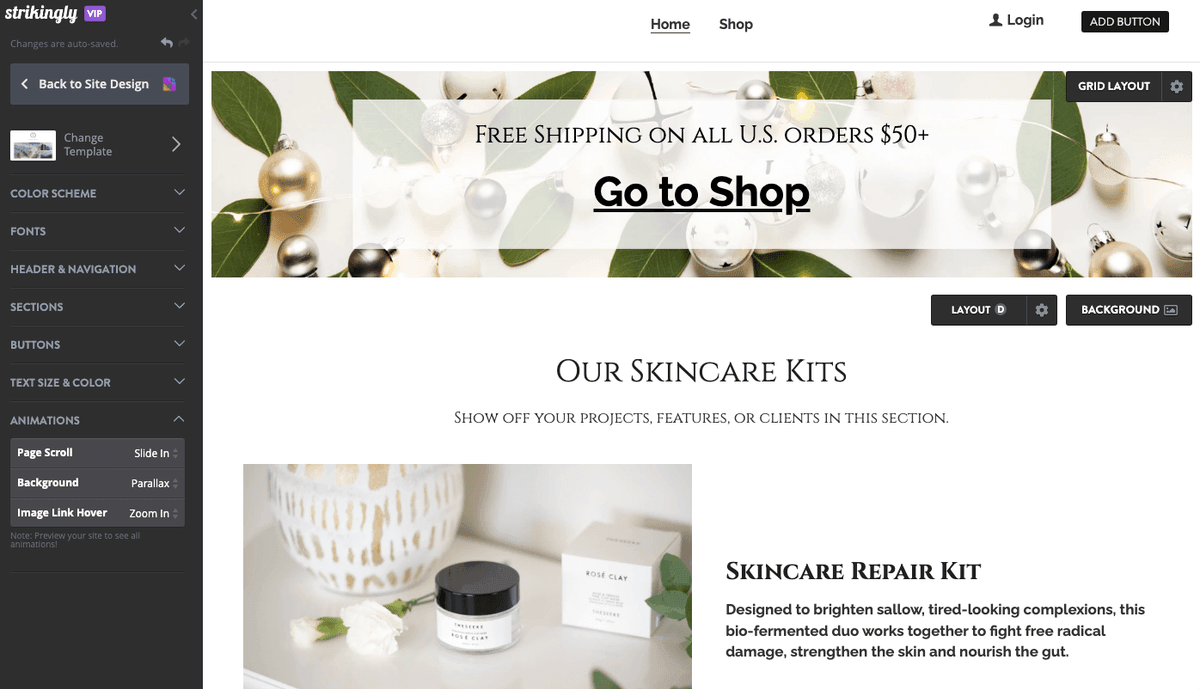 Trình tạo trang web miễn phí