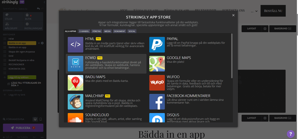 Integrationsalternativ