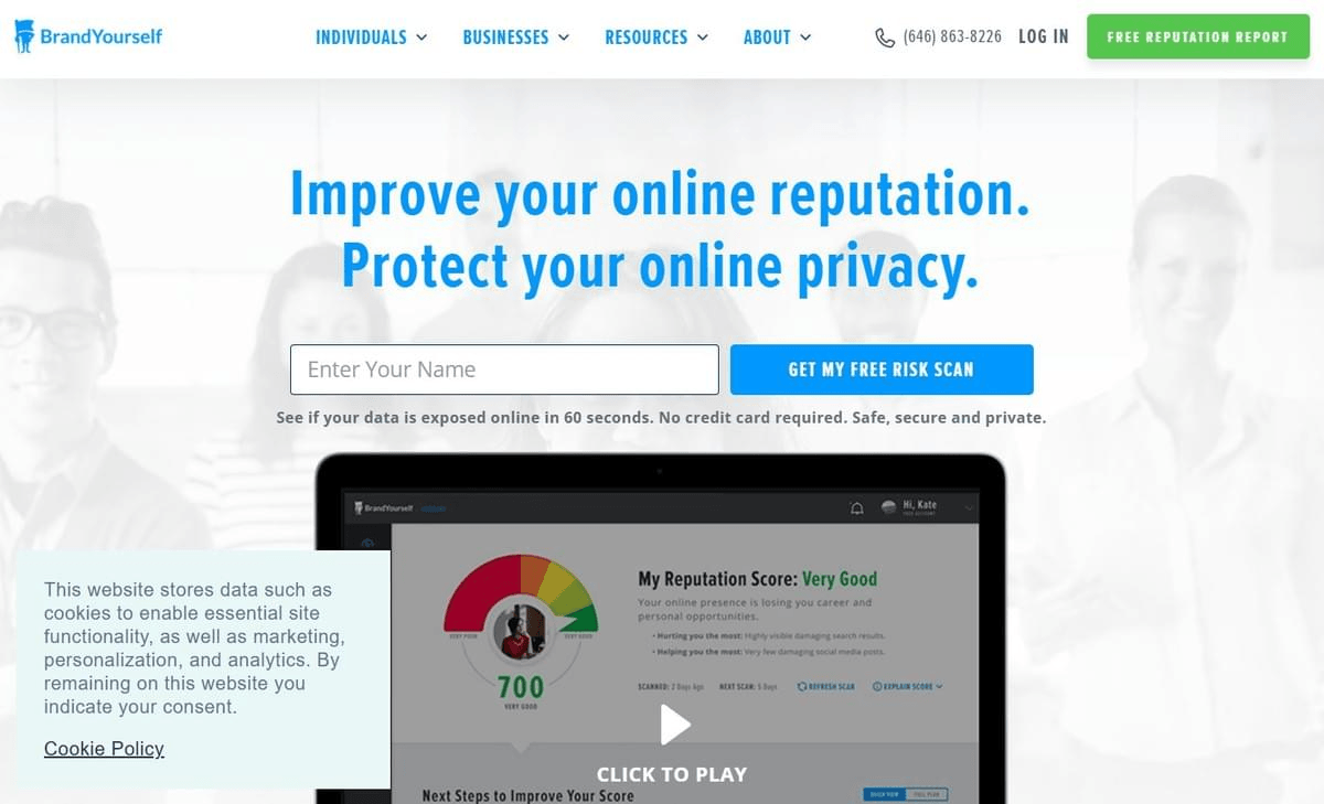 BrandYourself pour la gestion de la réputation