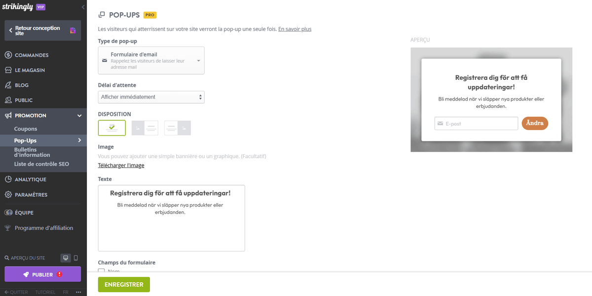 Outils pour Créer des Campagnes de Pop-Up sur un Site Web