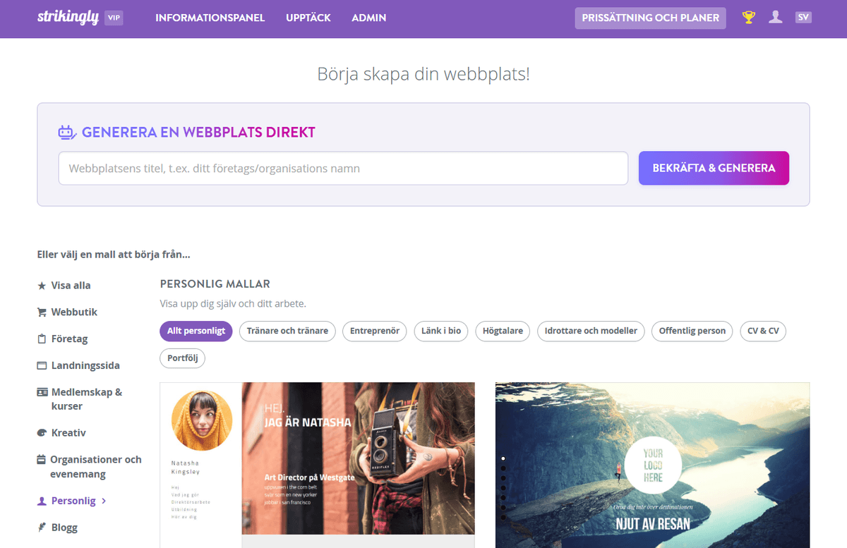Strikinglys roll i att driva och äga flera företag