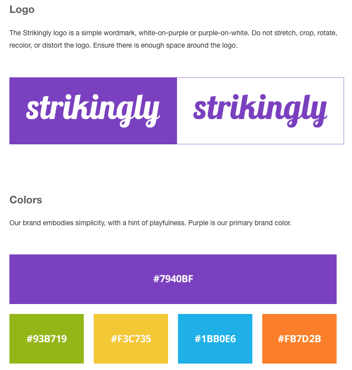 Standardriktlinjer för logotypstorlek