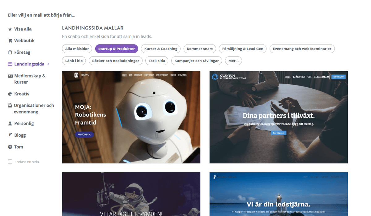 Vad är webbdesign på Strikingly?