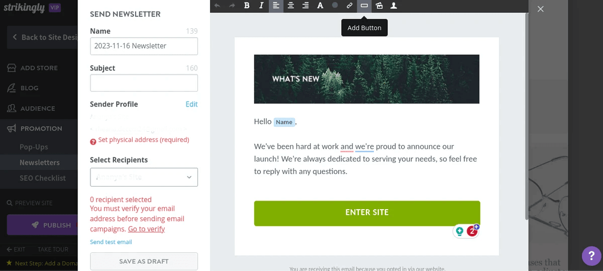 Tích hợp email marketing