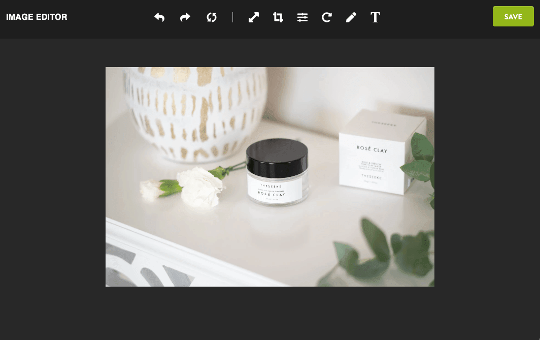 Använda Strikinglys Användarvänliga Bildredigeringsverktyg