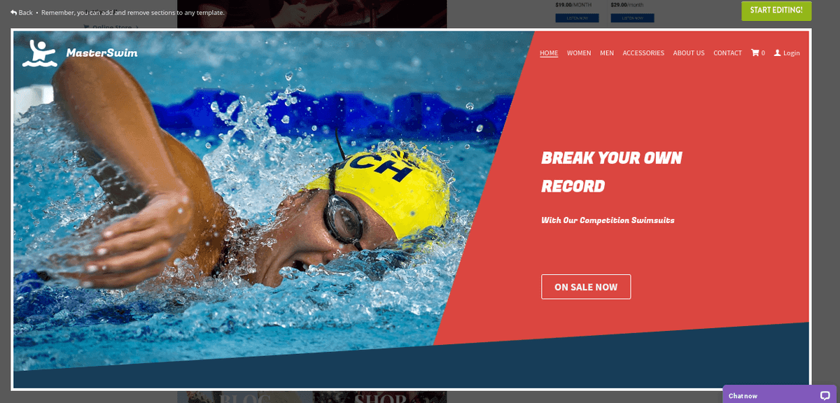 Försäljningsnyhetsbrev med Strikingly