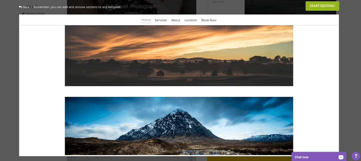 Anpassa din webbplatsdesign med Strikingly