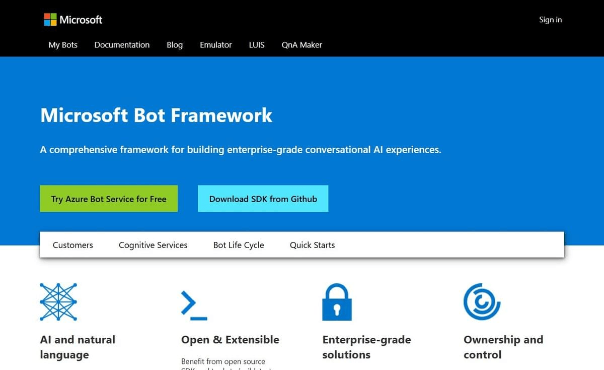 Microsoft Bot Framework