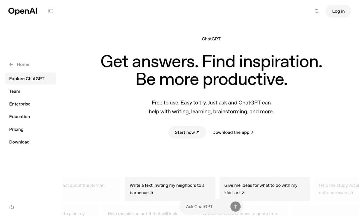 ChatGPT par OpenAI
