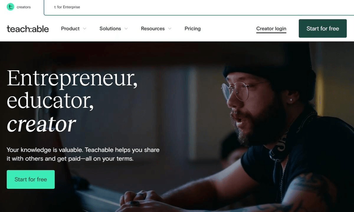 Teachable : Création de Cours Intuitive