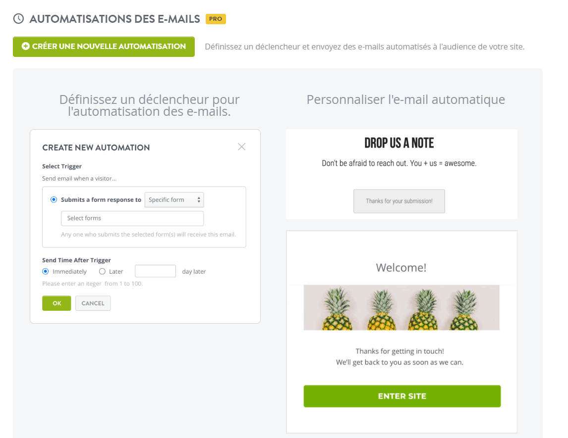 Confirmations et Rappels Automatisés
