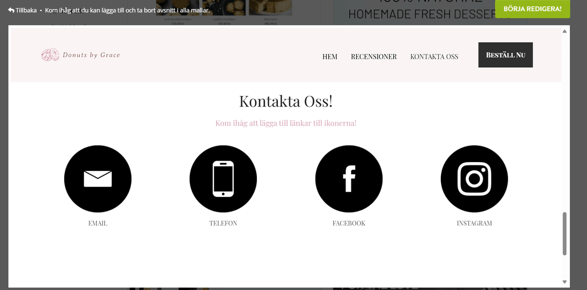 Social medieintegration