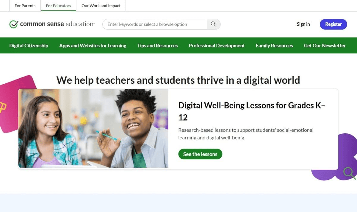 Common Sense Education