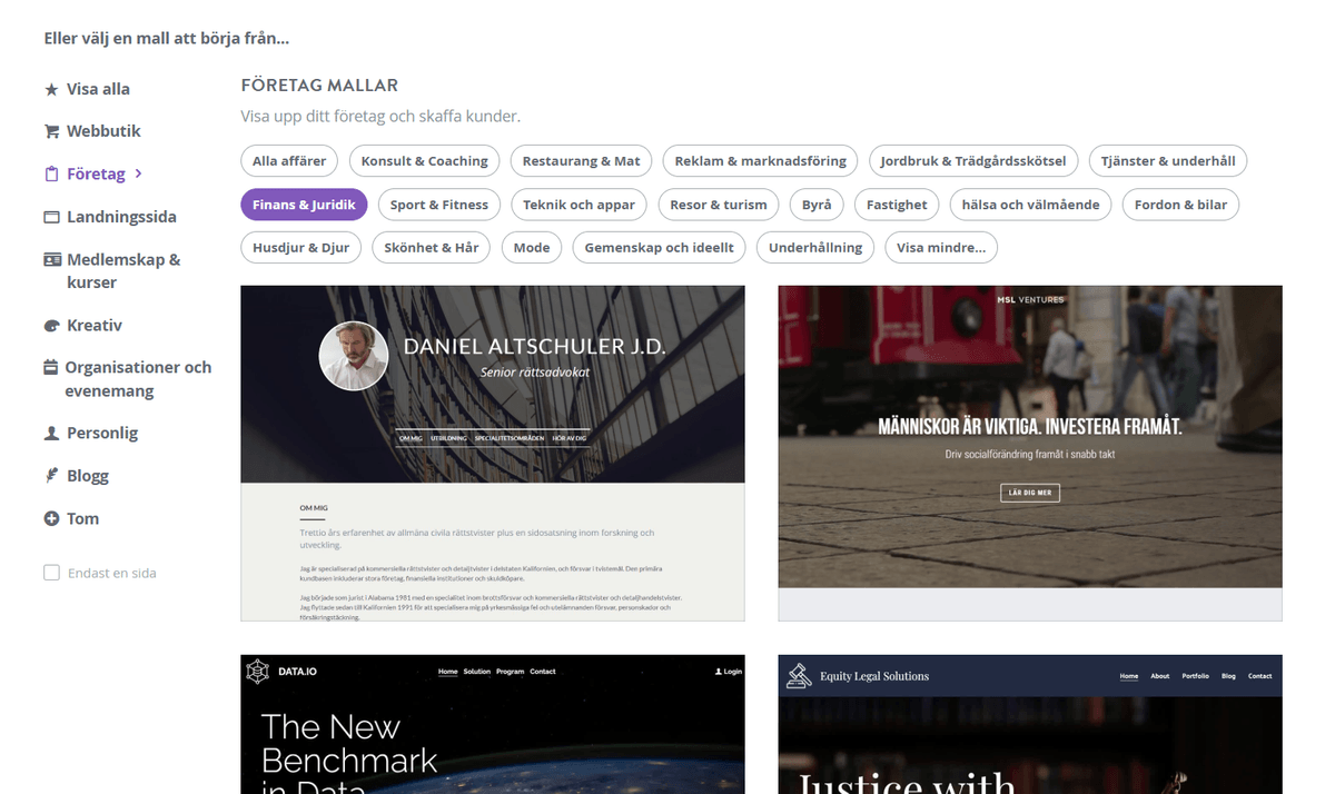 Använda Strikingly för att skapa attraktiva webbplatser