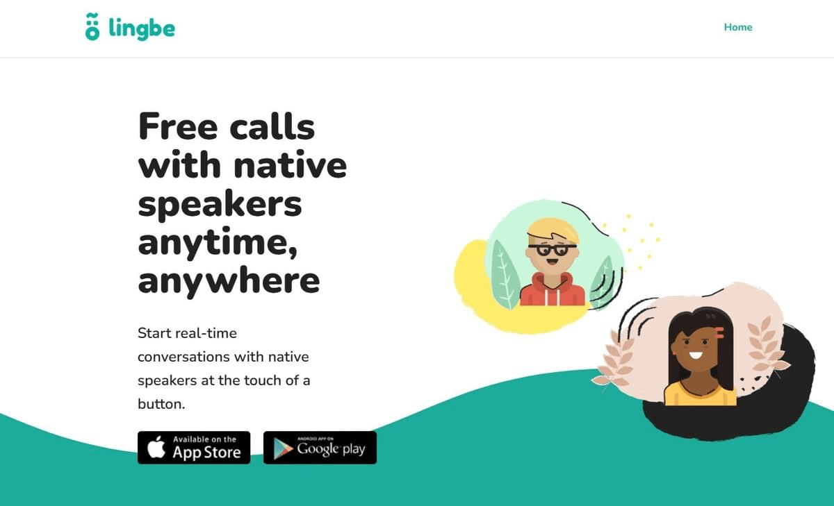 Lingbe : Parler avec des locuteurs natifs