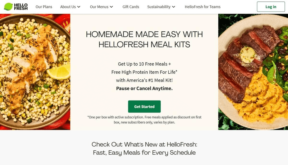 Exemples de plateformes de préparation de repas réussies