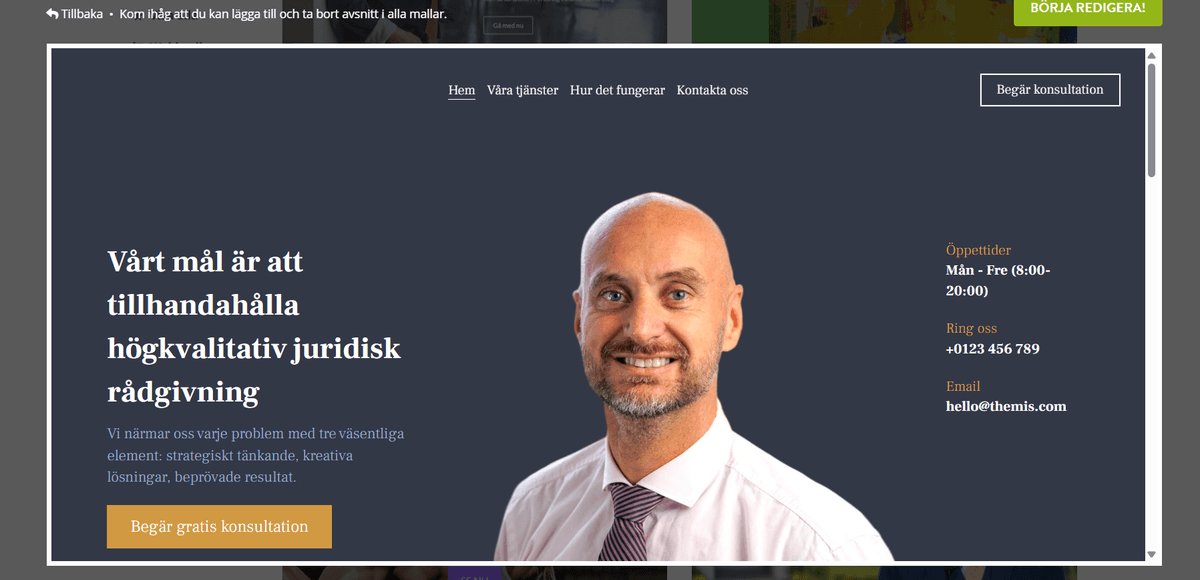 Skapa en imponerande hemsida på Strikingly