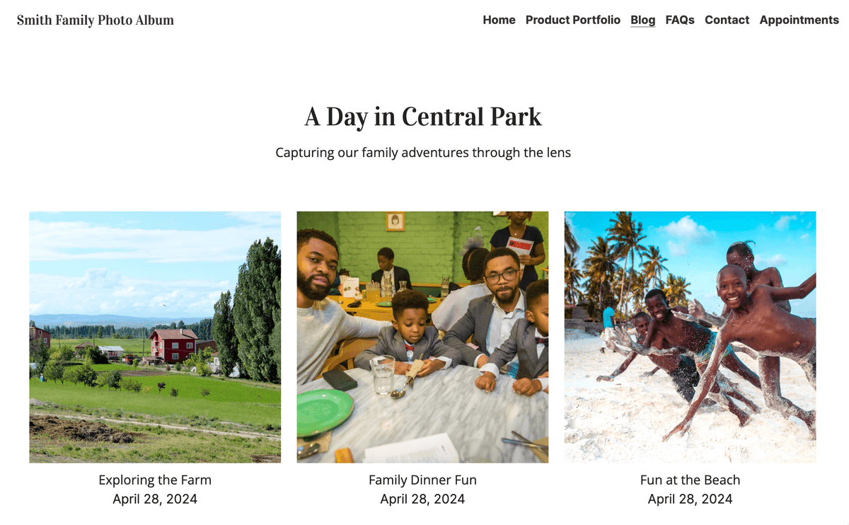 Idéer för familjefotografi