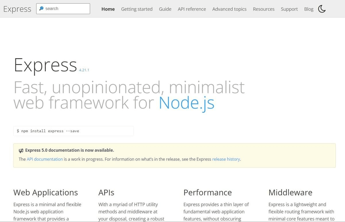 Présentation d'Express.js