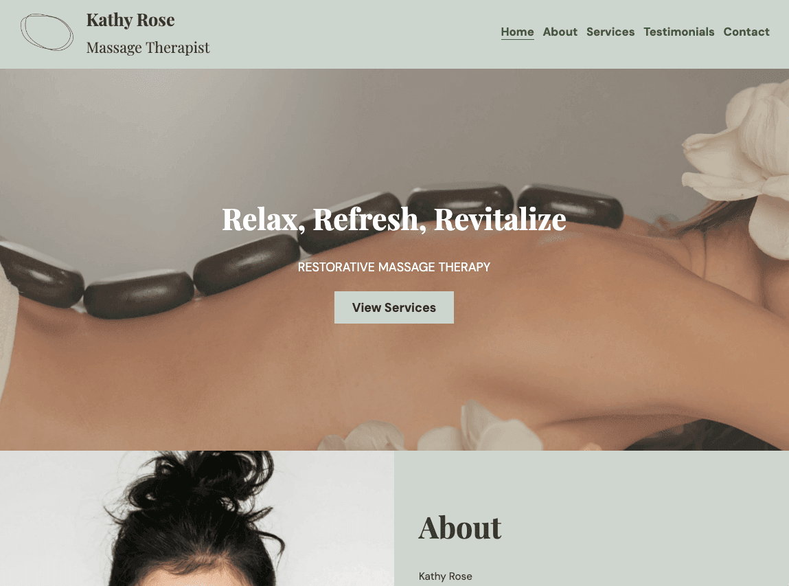 Các yếu tố chính của thiết kế trang web một trang