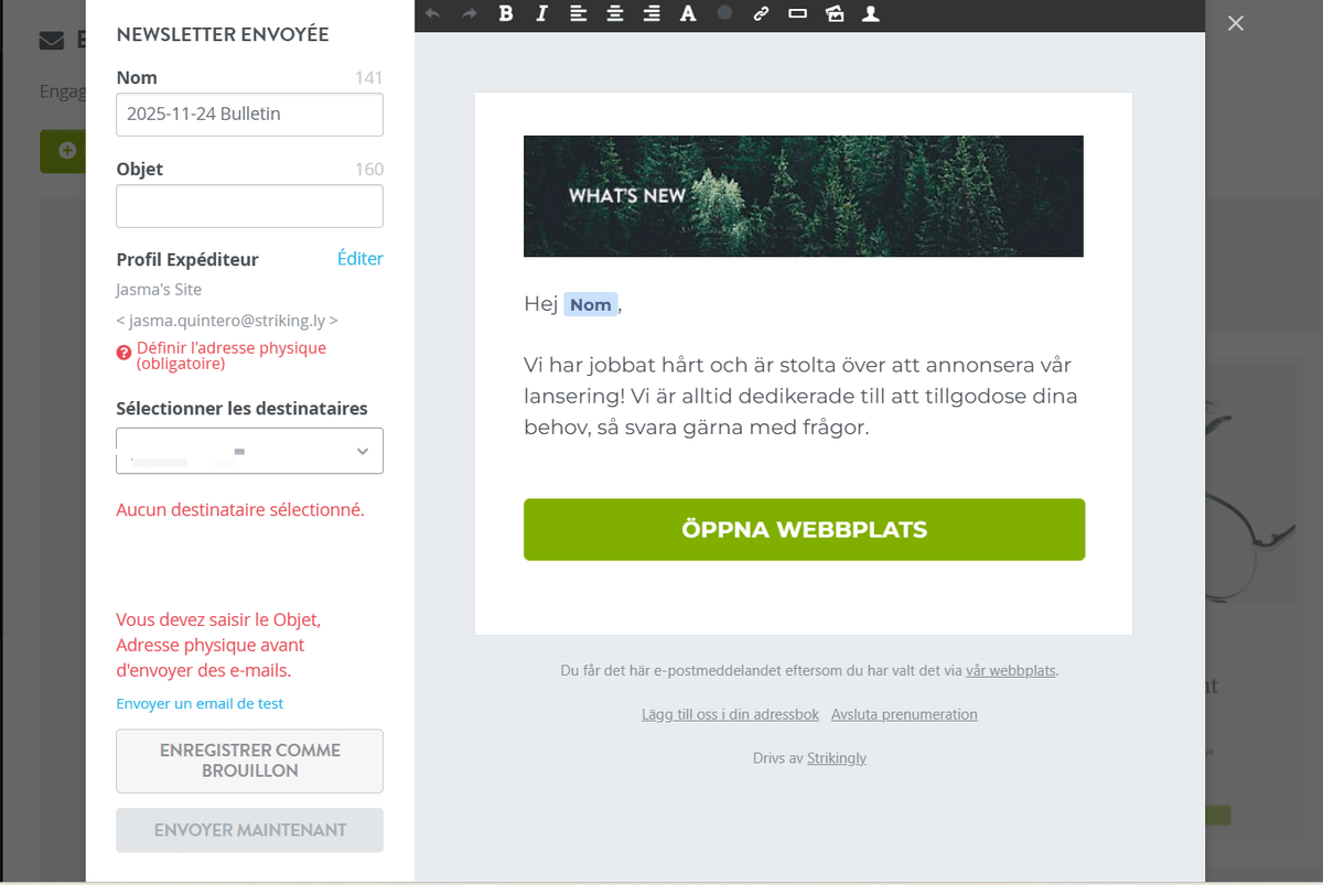 Conception de stratégies de marketing par e-mail personnalisé