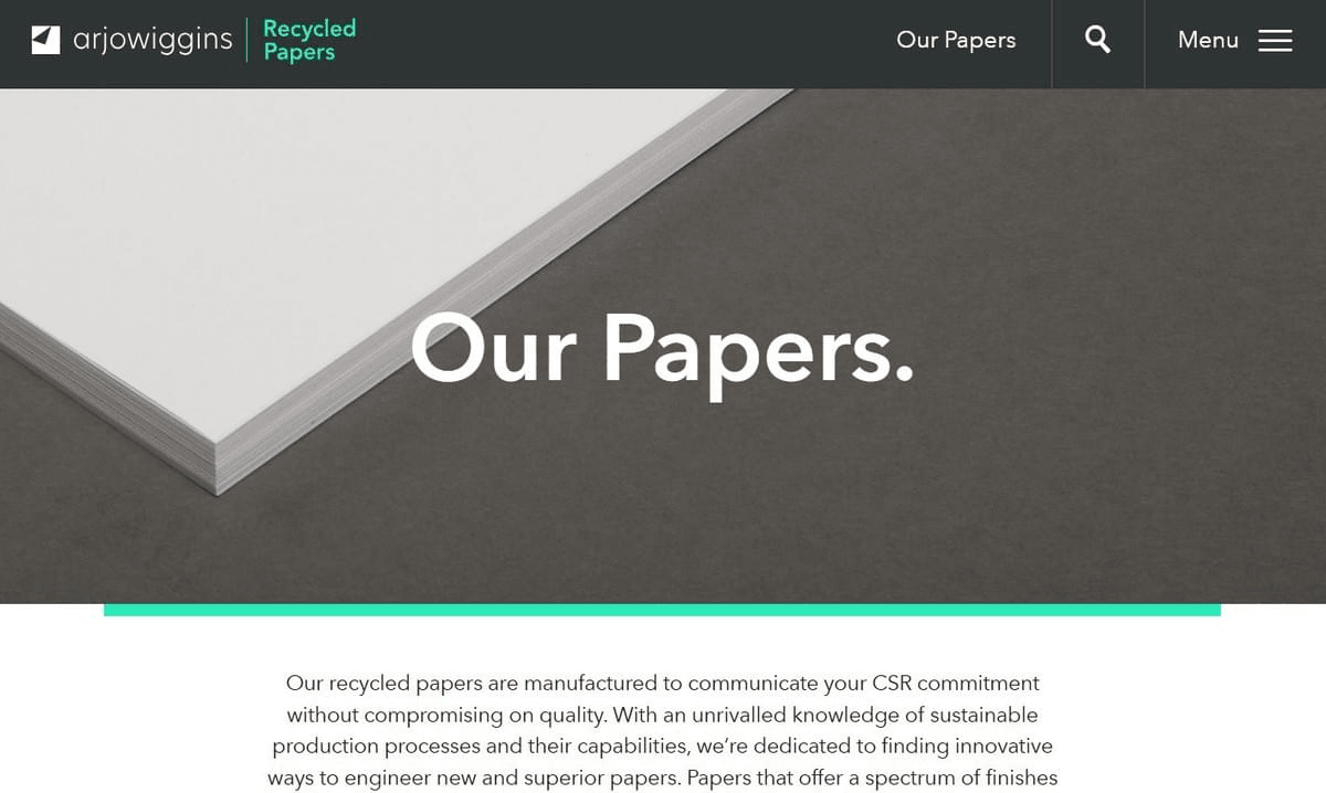 Arjowiggins : Innovation dans la technologie du papier