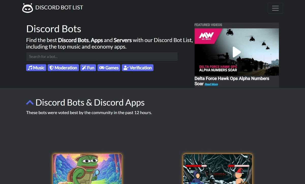 Bots Discord : MEE6 et Dyno
