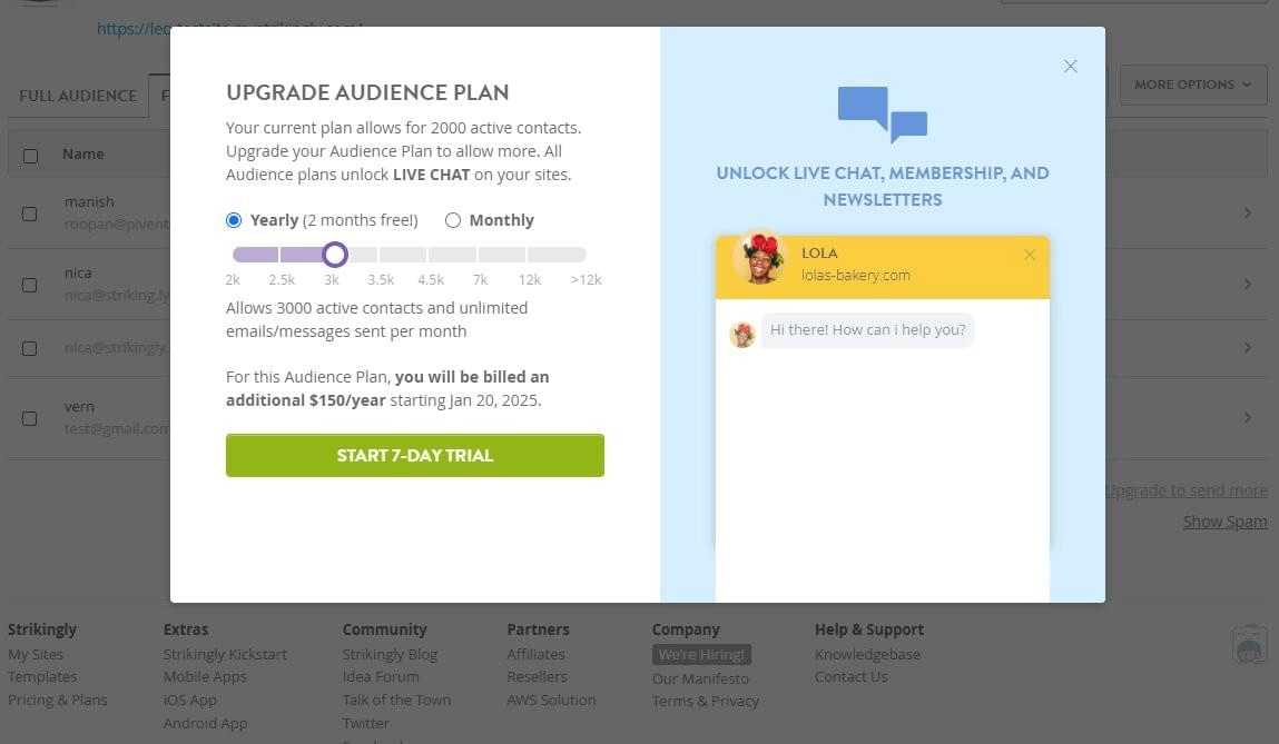 Marketing par e-mail abordable pour les sites web