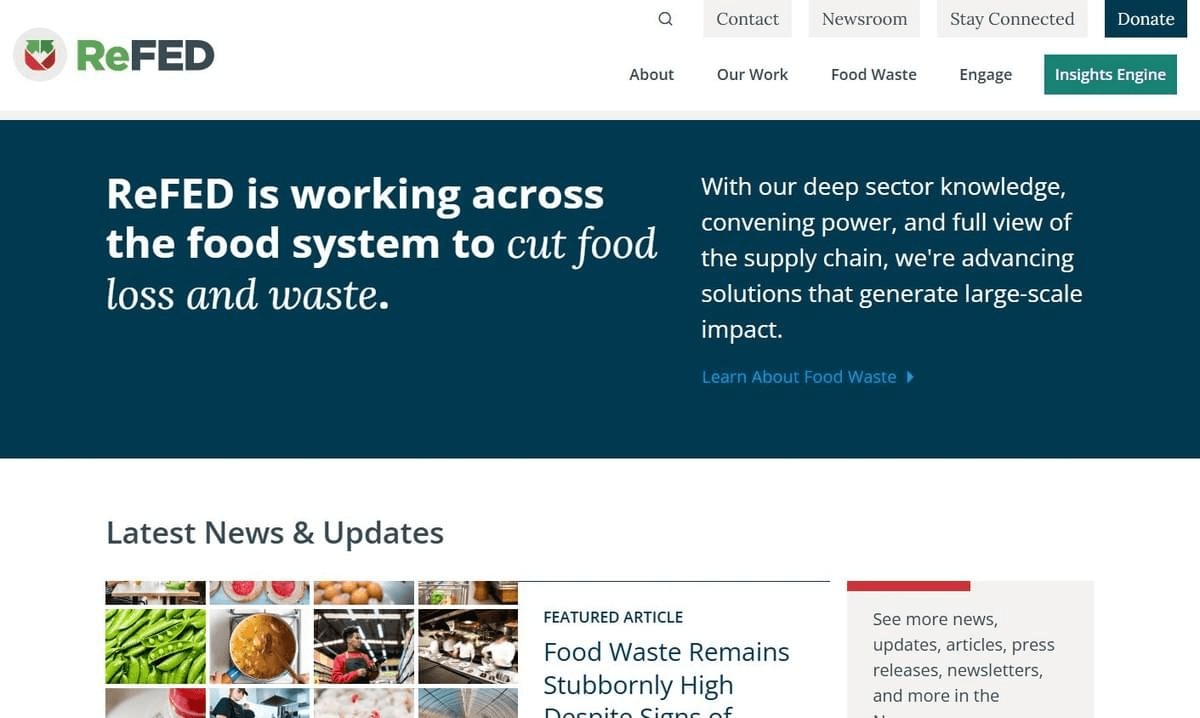 Exemples de sites Web réduisant le gaspillage alimentaire