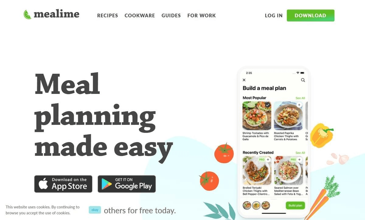 Meilleurs sites de planification de repas en ligne