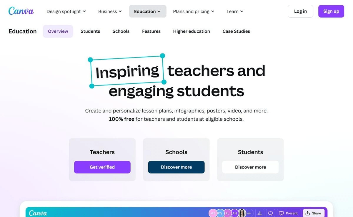 Canva pour l'Éducation