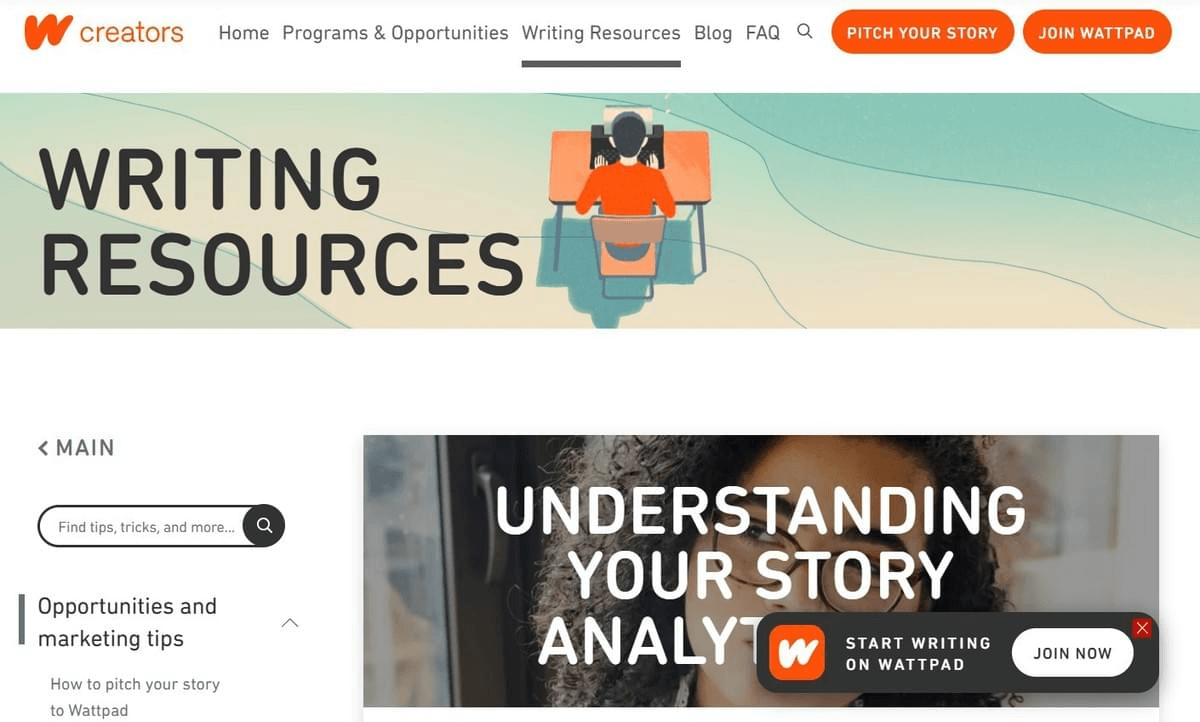 Comprendre les histoires communautaires de Wattpad