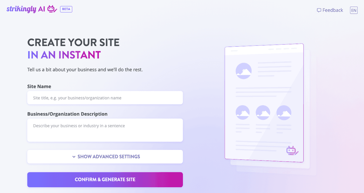 Thiết kế website tối ưu hóa bằng AI