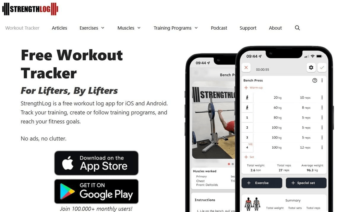 StrengthLog