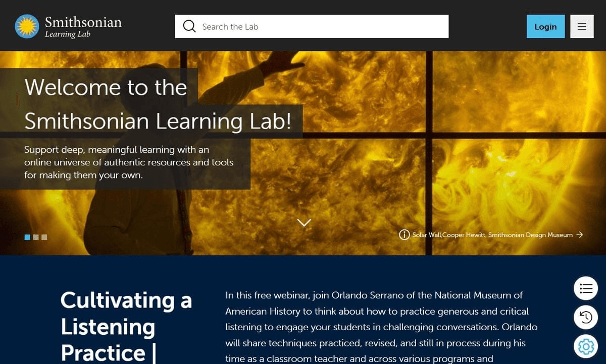 Le Smithsonian Learning Lab