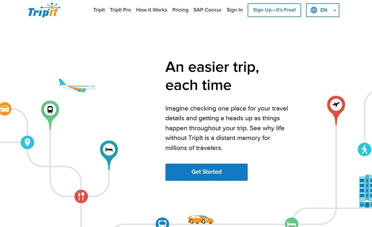 TripIt : Organiser vos voyages comme un pro