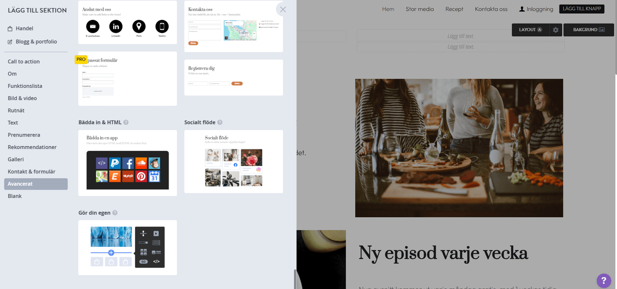 Att använda Strikingly för sömlös integration av Pinterest för företag