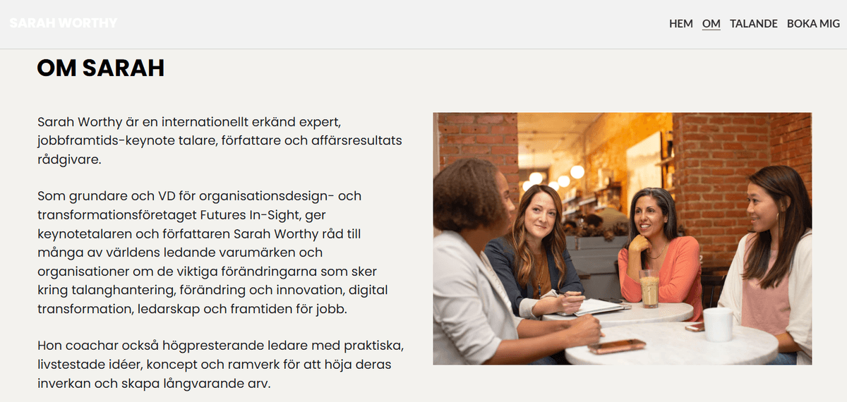 Skapa din bio: Dos and Don'ts