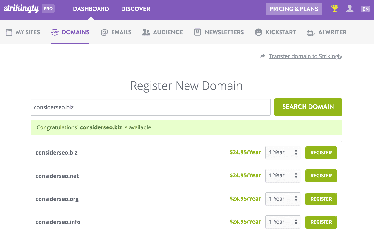 Đăng ký tên miền cho doanh nghiệp của bạn