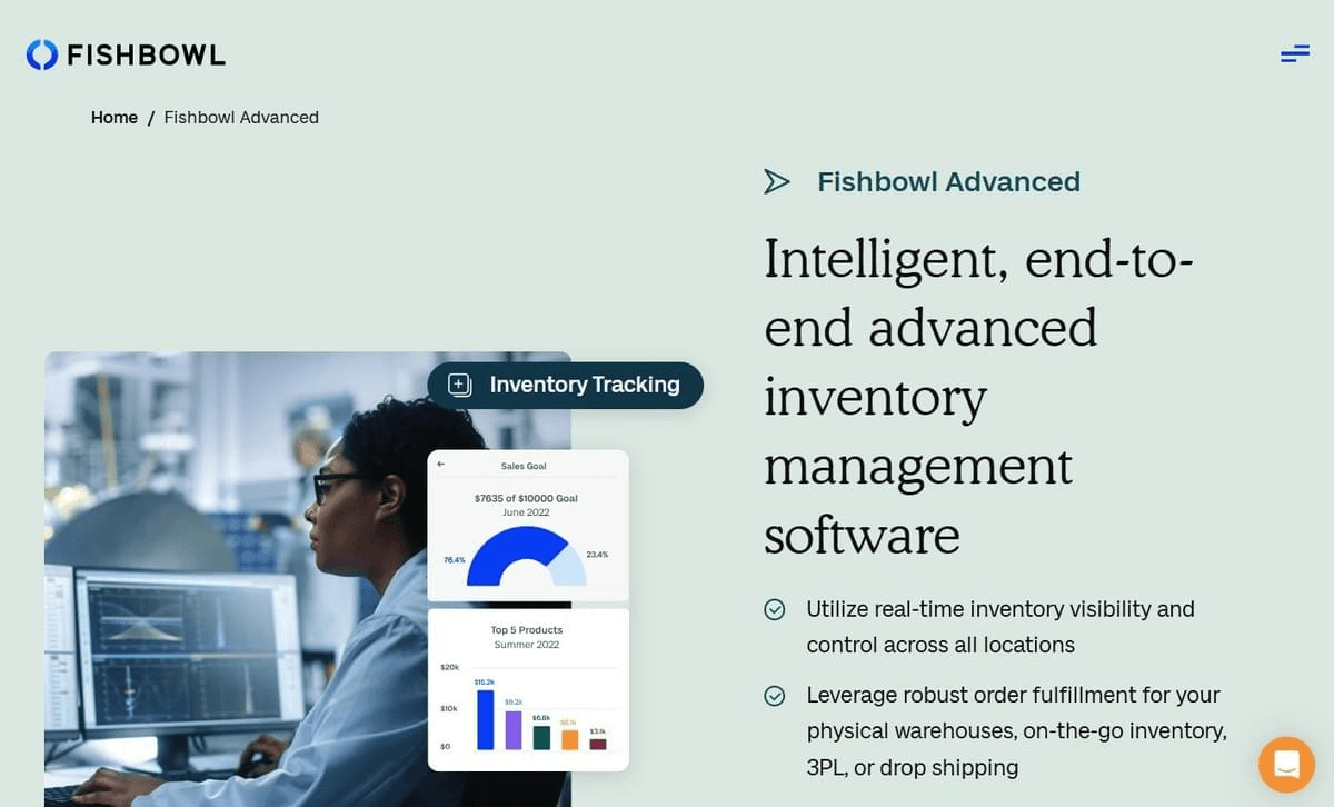 Fishbowl : Contrôle avancé des stocks