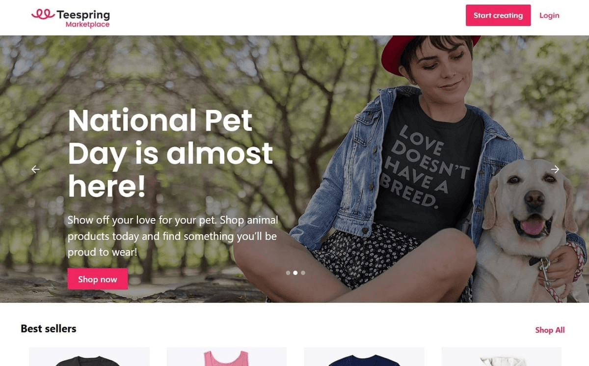 Teespring : Valoriser les Créateurs avec des Styles Personnalisés